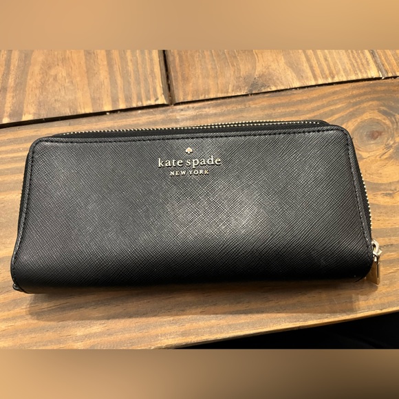 Kate Spade Black Wallet - Picture 1 of 7